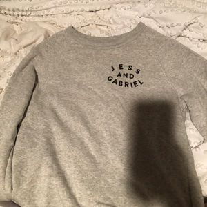 Jess and Gabriel crewneck
